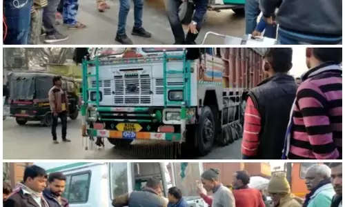 मोटरसाइकिल सवार पत्रकार को ट्रक ने मारी टक्कर गंभीर रूप से घायल मोटरसाइकिल सवार पत्रकार को ट्रक ने मारी टक्कर गंभीर रूप से घायल