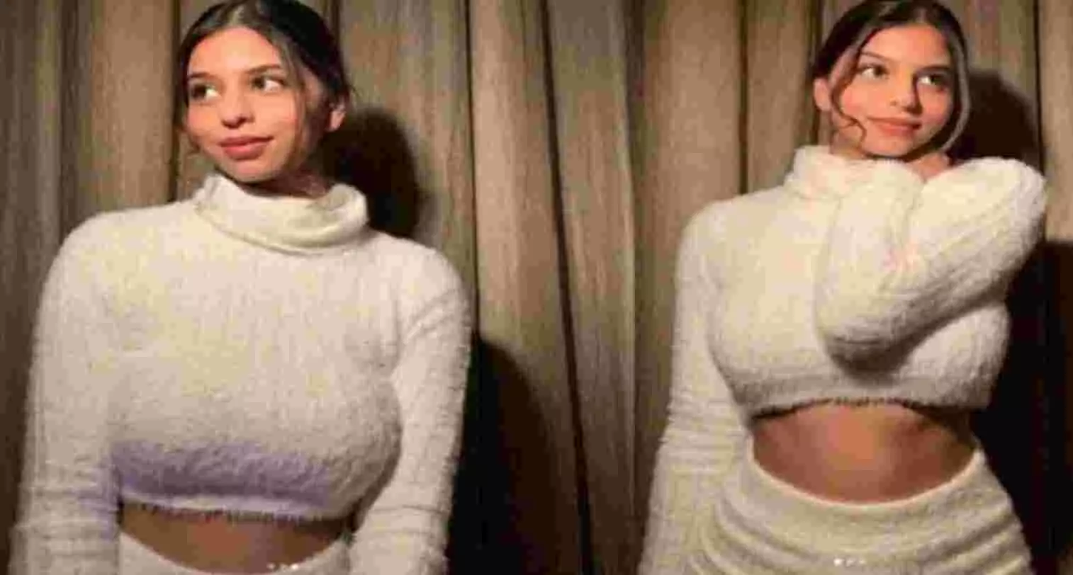 सुहाना खान ने व्हाइट कलर की ड्रेस में शेयर की ग्लैमरस फोटो, क्रॉप टॉप-स्कर्ट में दिखी बेहद बोल्ड