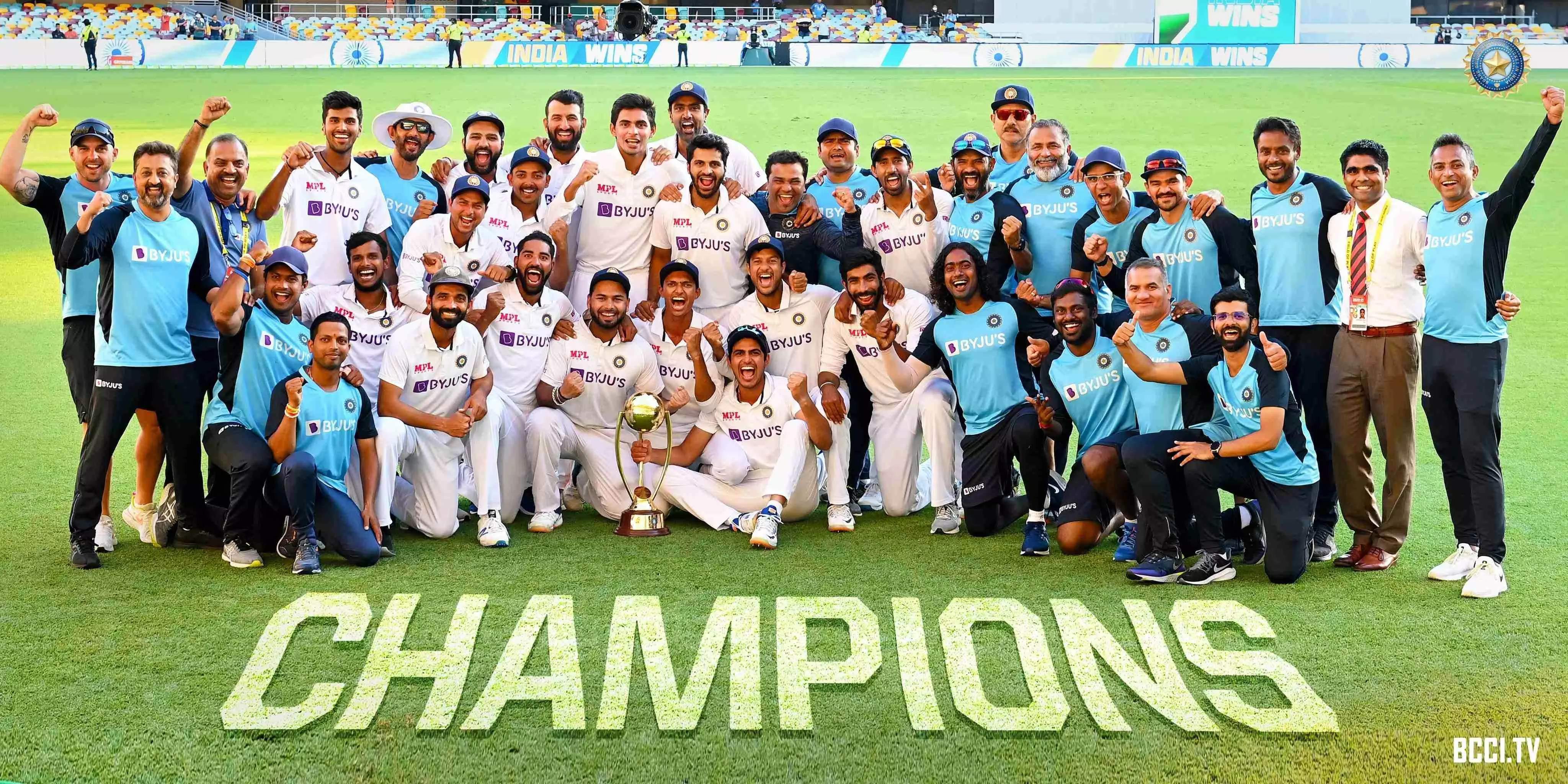 टीम इंडिया ने 2-1 से जीती ऑस्ट्रेलिया के खिलाफ टेस्ट सीरीज, ब्रिस्बेन में 70 साल पुराना रिकॉर्ड ध्वस्त