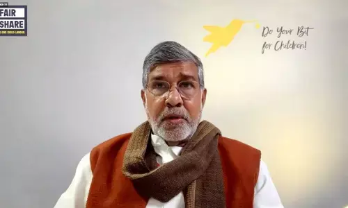 नोबेल शांति पुरस्कार विजेता कैलाश सत्‍यार्थी ने बाल मजदूरी उन्मूलन के लिए शुरु किया विश्वव्यापी फेयर शेयर फॉर चिल्ड्रेन अभियान