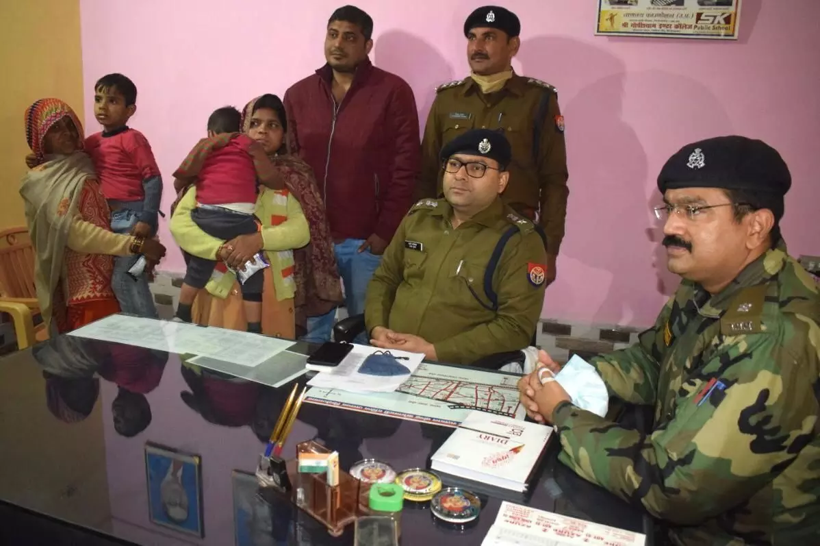 फिरोजाबाद पुलिस ने अपहृत 2 बच्चों को 6 घण्टे के भीतर किया सकुशल बरामद