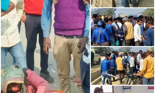 गंगा स्नान कर वापस जा रहे मोटरसाइकिल सवार आपस में भिड़े चारों हुए घायल गंगा स्नान कर वापस जा रहे मोटरसाइकिल सवार आपस में भिड़े चारों हुए घायल