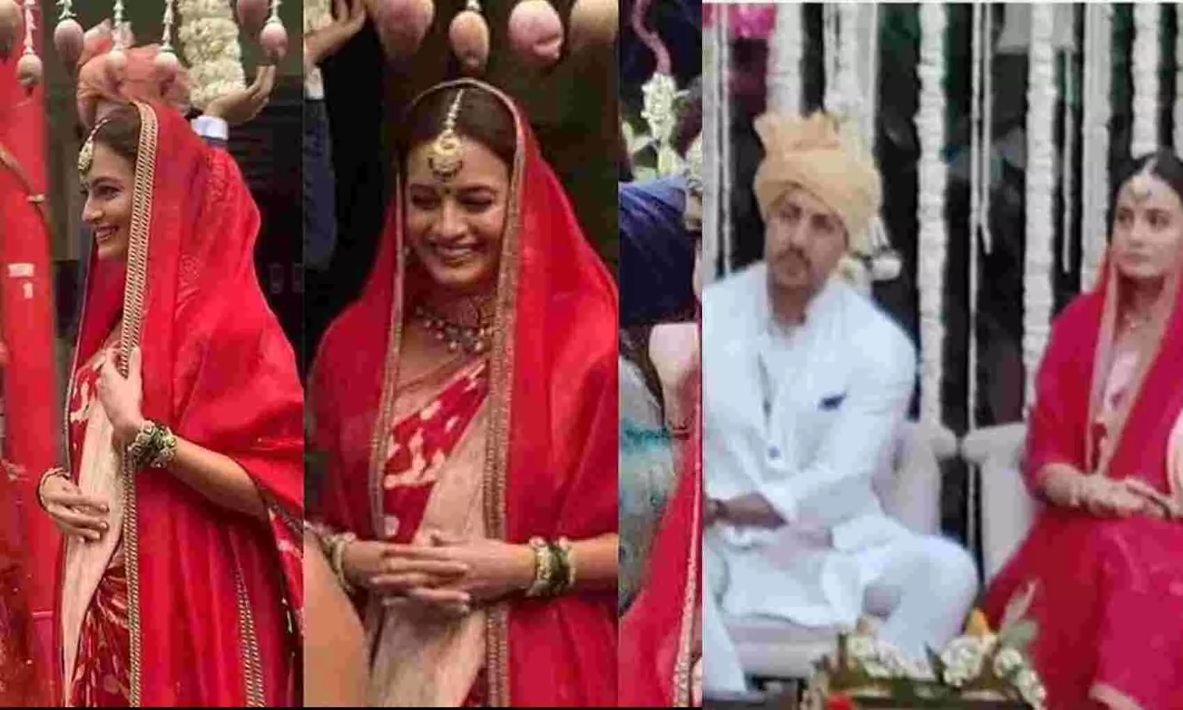 Dia Mirza Wedding : दीया मिर्जा ने वैभव के साथ लिए सात फेरे, देखें शादी की ताजा तस्वीरें