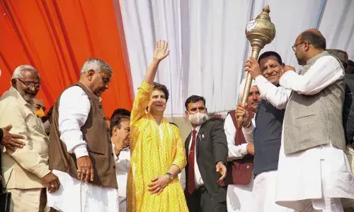 किसान महापंचायत में बोलीं प्रियंका: जब टिकैत के आंखों से आंसू आते हैं, तो PM के होंठों पर मुस्कान आती है