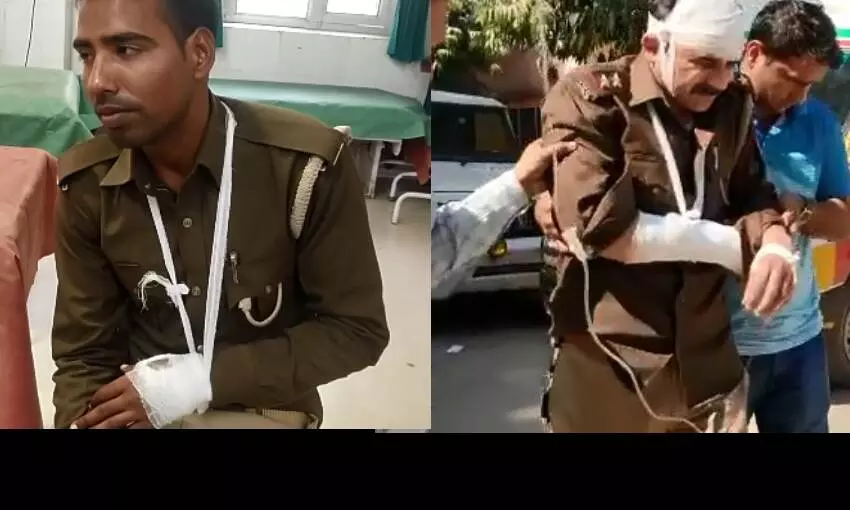 यूपी पुलिस पर बिजनौर में हुआ हमला, दरोगा समेत दो सिपाही घायल