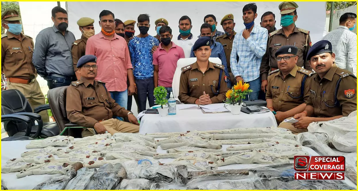 फतेहगढ पुलिस ने अवैध शस्त्र फैक्ट्री का किया भंडाफोड़, 4 अभियुक्त गिरफ्तार