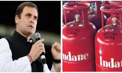 एलपीजी के बढ़ते दामों को लेकर राहुल गाँधी ने मोदी सरकार पर तीखा हमला बोला एलपीजी के बढ़ते दामों को लेकर राहुल गाँधी ने मोदी सरकार पर तीखा हमला बोला