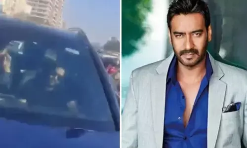 एक शख्स ने रोकी अजय देवगन की गाड़ी, रोकने वाला शख्स हिरासत में!