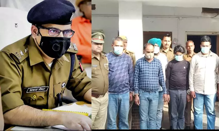 इटावा पुलिस ने लालच दिखाकर लाखों रूपये के डॉलर सस्ते में देने वाले गैंग के दो सरगना और किये गिरफ्तार