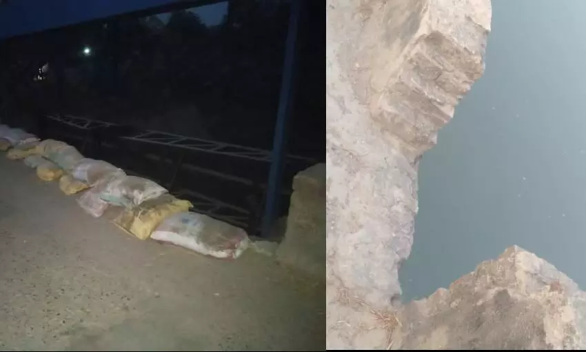 पुल का रेलिंग टूटने से आने जाने वाले लोगों के लिए खतरा पुल का रेलिंग टूटने से आने जाने वाले लोगों के लिए खतरा