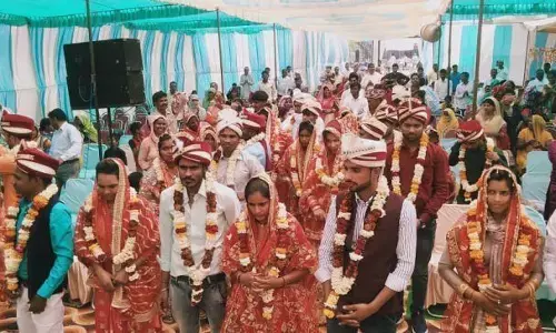 मुख्यमंत्री सामूहिक विवाह कार्यक्रम का आयोजन 277 जोडो का विवाह सम्पन्न मुख्यमंत्री सामूहिक विवाह कार्यक्रम का आयोजन 277 जोडो का विवाह सम्पन्न