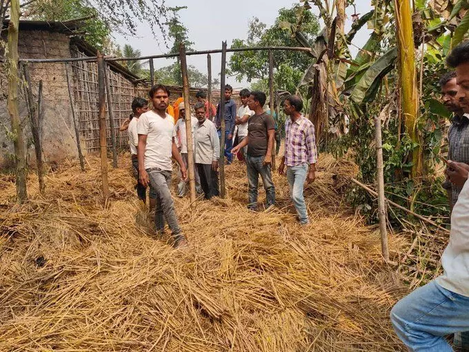 बिहार में भुट्टा भूंजते समय लगी आग, छः बच्चों की जिंदा जलकर दर्दनाक मौत