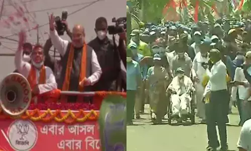 рдирдВрджреАрдЧреНрд░рд╛рдо рдХрд╛ рд╕рд┐рдпрд╛рд╕реА рд╕рдВрдЧреНрд░рд╛рдо: рд░реЛрдб рд╢реЛ рдореЗрдВ рд╢рд╛рд╣ рдмреЛрд▓реЗ- рднрд╛рд░реА рдЕрдВрддрд░ рд╕реЗ рдЬреАрддреЗрдВрдЧреЗ рд╢реБрднреЗрдВрджреБ, рдордорддрд╛ рдиреЗ рднреА рдкрджрдпрд╛рддреНрд░рд╛ рдореЗрдВ рднрд░реА рд╣реБрдВрдХрд╛рд░ рдирдВрджреАрдЧреНрд░рд╛рдо рдХрд╛ рд╕рд┐рдпрд╛рд╕реА рд╕рдВрдЧреНрд░рд╛рдо: рд░реЛрдб рд╢реЛ рдореЗрдВ рд╢рд╛рд╣ рдмреЛрд▓реЗ- рднрд╛рд░реА рдЕрдВрддрд░ рд╕реЗ рдЬреАрддреЗрдВрдЧреЗ рд╢реБрднреЗрдВрджреБ, рдордорддрд╛ рдиреЗ рднреА рдкрджрдпрд╛рддреНрд░рд╛ рдореЗрдВ рднрд░реА рд╣реБрдВрдХрд╛рд░