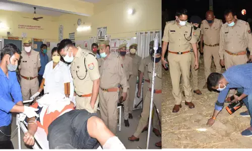 हाथरस पुलिस ने एक लाख का ईनामी बदमाश मुठभेड़ के बाद गिरफ्तार, एसपी ने दिया टीम को पच्चीस हजार का इनाम हाथरस पुलिस ने एक लाख का ईनामी बदमाश मुठभेड़ के बाद गिरफ्तार, एसपी ने दिया टीम को पच्चीस हजार का इनाम