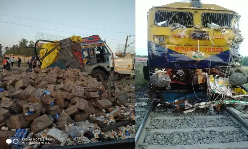 Train accident in Shahjahanpur : ट्रेन की टक्कर से भयंकर हादसा, पांच लोगों की दर्दनाक मौत