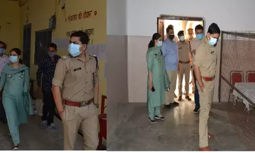 डीएम, एसपी ने मतगणना स्थल पर पहुँचकर लिया तैयारियों का जायजा