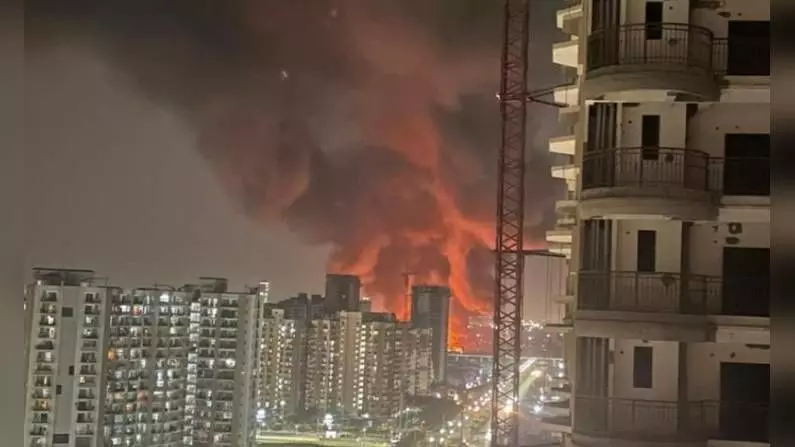 Noida Fire: नोएडा के सेक्टर 49 में लगी भीषण आग, फायर ब्रिगेड की गाड़ियां मौके पर मौजूद
