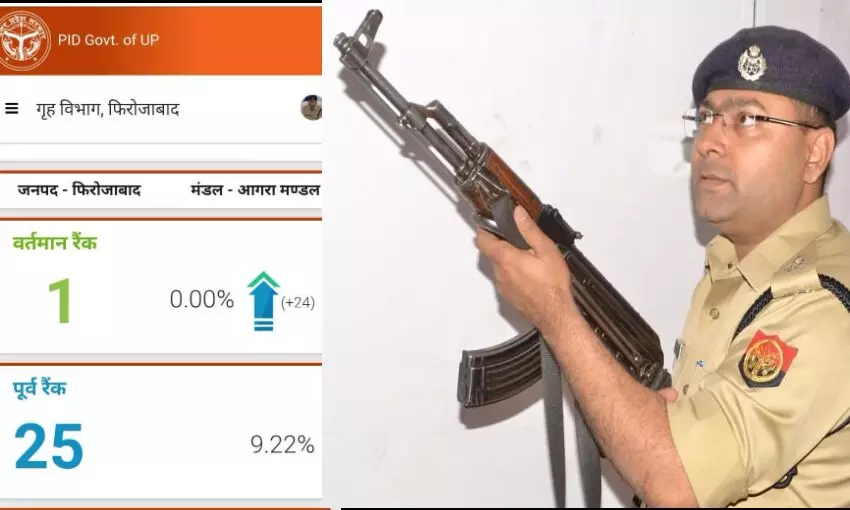 जनपद फिरोजाबाद को बेहतर पुलिसिंग के लिए मिला प्रदेश में प्रथम स्थान जनपद फिरोजाबाद को बेहतर पुलिसिंग के लिए मिला प्रदेश में प्रथम स्थान