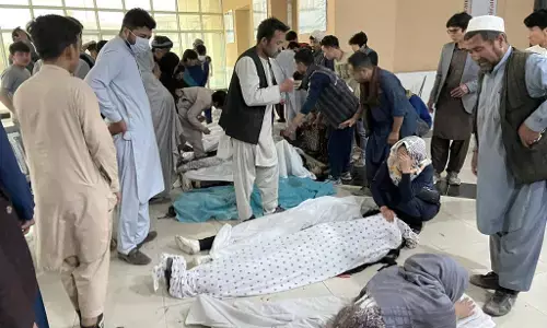 अफगानिस्तान की राजधानी काबुल में स्कूल के पास धमाका, 25 लोगों की मौत