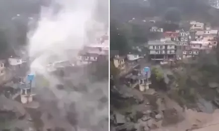 उत्तराखंड: देवप्रयाग में बादल फटने से मची तबाही, कई दुकानें क्षतिग्रस्त, IIT की बिल्डिंग भी हुई ध्वस्त