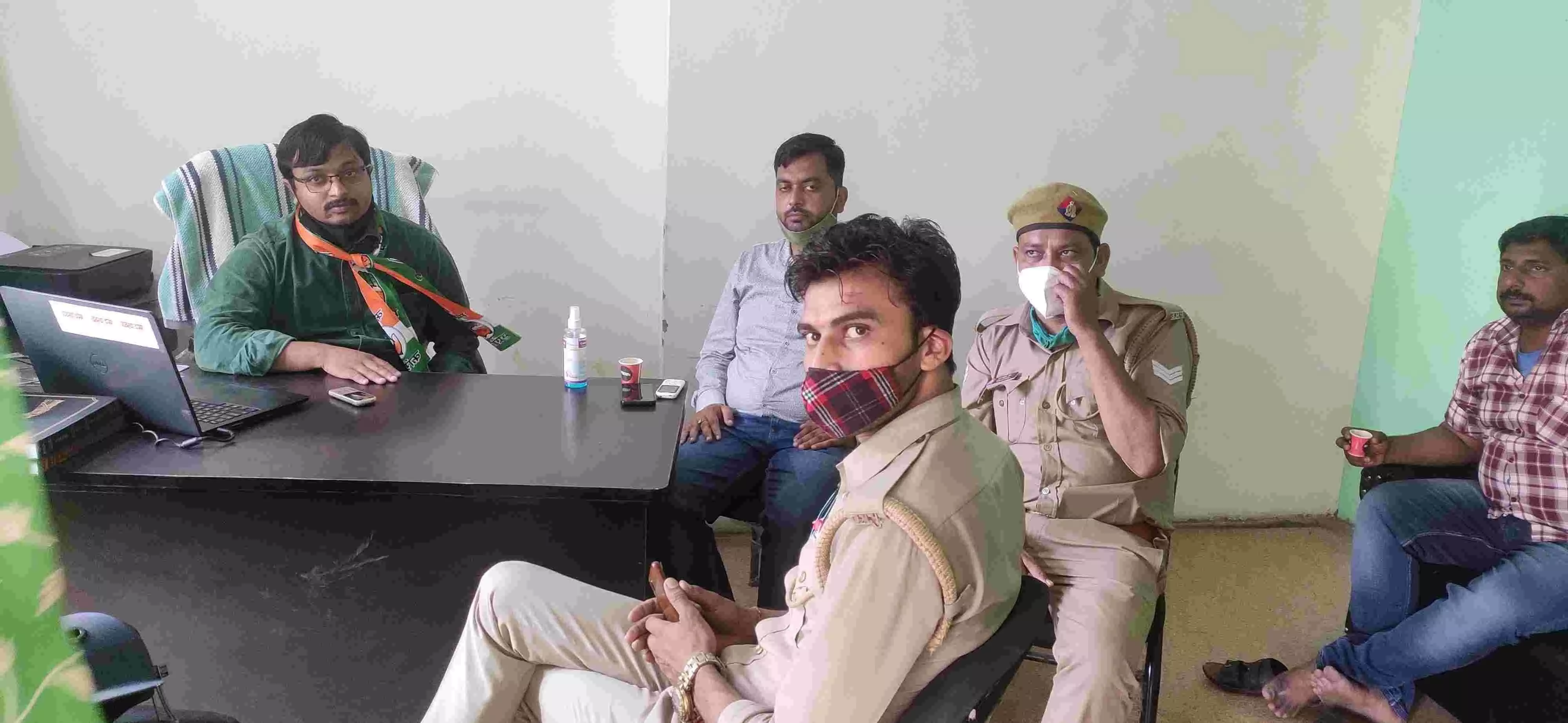 युवा कांग्रेस प्रदेश महासचिव जियाउर्रहमान को पुलिस ने किया नजरबंद, योगी को काले झंडे दिखाने का किया था एलान