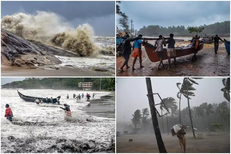 केरल, कर्नाटक, गोवा में तबाही मचाने के बाद चक्रवात तौकते गुजरात की तरफ बढ़ा, छह लोगों की मौत केरल, कर्नाटक, गोवा में तबाही मचाने के बाद चक्रवात तौकते गुजरात की तरफ बढ़ा, छह लोगों की मौत