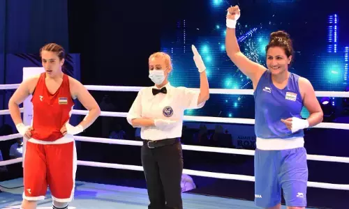 एशियन बॉक्सिंग चैम्पियनशिप में पूजा रानी ने जीता गोल्ड मेडल एशियन बॉक्सिंग चैम्पियनशिप में पूजा रानी ने जीता गोल्ड मेडल