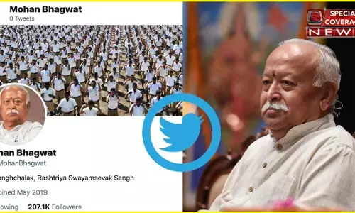 Twitter पड़ा ढीला, भागवत समेत कई RSS नेताओं के ब्लू टिक बहाल Twitter पड़ा ढीला, भागवत समेत कई RSS नेताओं के ब्लू टिक बहाल
