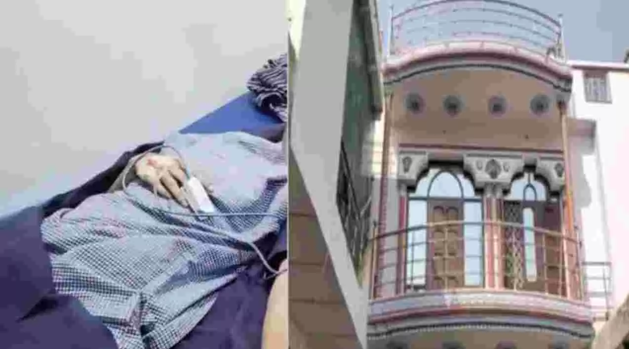 मथुराः घर में घुसकर किशोरी से छेड़खानी, विरोध करने पर दूसरी मंजिल से फेंका, CCTV में घटना कैद मथुराः घर में घुसकर किशोरी से छेड़खानी, विरोध करने पर दूसरी मंजिल से फेंका, CCTV में घटना कैद
