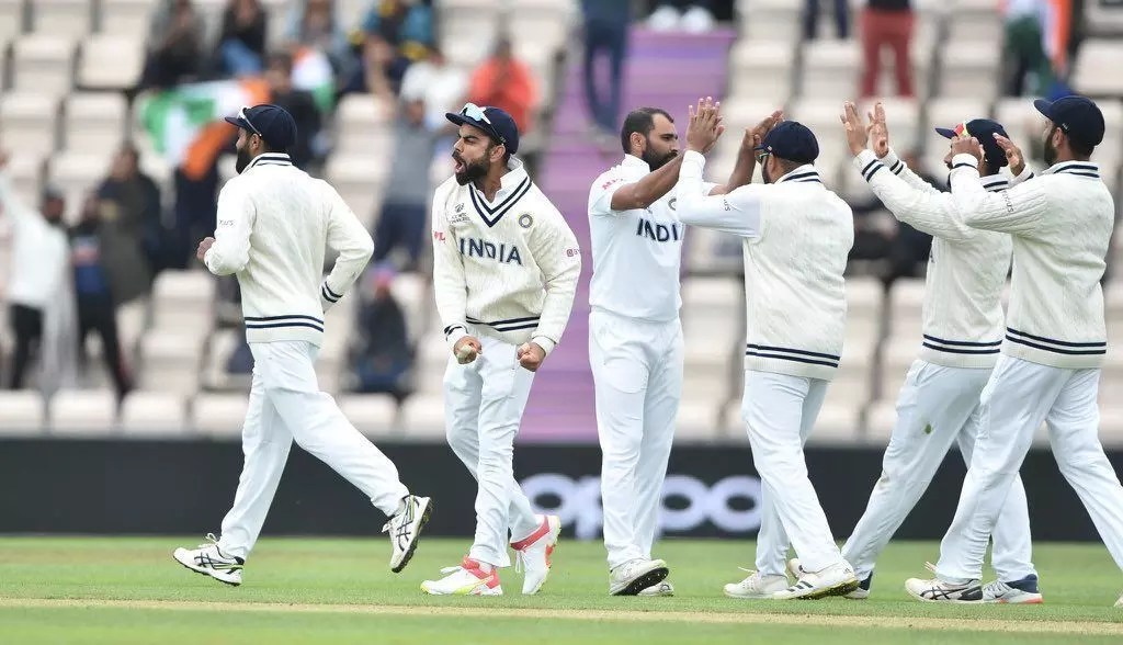 WTC Final LIVE: भारत 170 रन पर ढेर, न्यूजीलैंड को जीत के लिए 139 रन का टारगेट WTC Final LIVE: भारत 170 रन पर ढेर, न्यूजीलैंड को जीत के लिए 139 रन का टारगेट