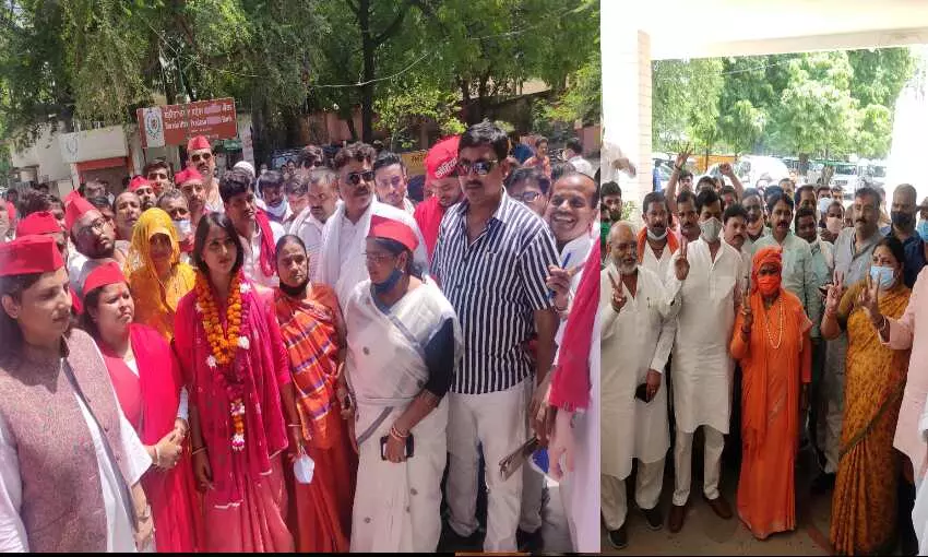 जिला पंचायत अध्यक्ष पद पर भाजपा व सपा ने कराया नामांकन जिला पंचायत अध्यक्ष पद पर भाजपा व सपा ने कराया नामांकन