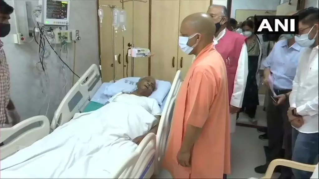 बीजेपी के वरिष्ठ नेता कल्याण सिंह तबीयत खराब, योगी आदित्यनाथ   अस्पताल पहुंच जाना हालचाल