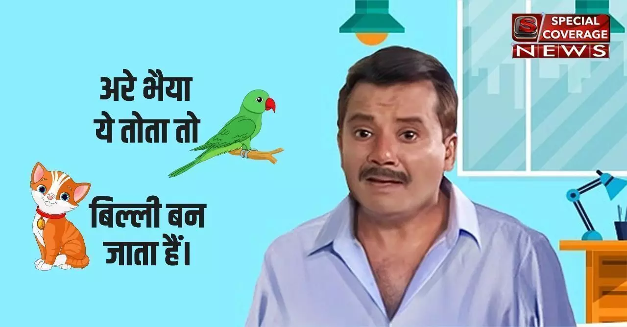 अरे ये तोता तो बिल्ली भी बन जाता है!!! अरे ये तोता तो बिल्ली भी बन जाता है!!!