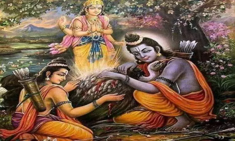 जटायु राम की गोद में लेटे हैं, भगवान राम रो रहे हैं और जटायु हँस रहे हैं ऐसा क्यों हुआ?