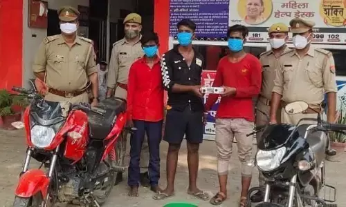 तीन शातिर बदमाश नकदी व जेवरात सहित पुलिस के हत्थे चढ़े