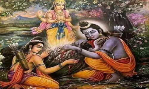 जटायु राम की गोद में लेटे हैं, भगवान राम रो रहे हैं और जटायु हँस रहे हैं ऐसा क्यों हुआ? जटायु राम की गोद में लेटे हैं, भगवान राम रो रहे हैं और जटायु हँस रहे हैं ऐसा क्यों हुआ?