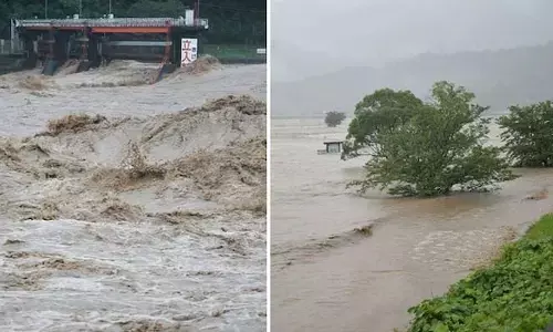 जापान में भारी बारिश के कारण आई तबाही,  भूस्खलन का खतरा भी बड़ा