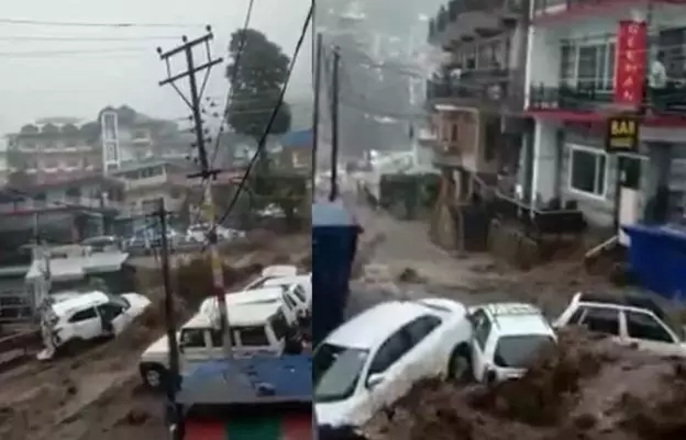 उफान पर नदियां,बहती गाड़ियां, आखिरकार हुआ कैसा, देंखे वीडियों