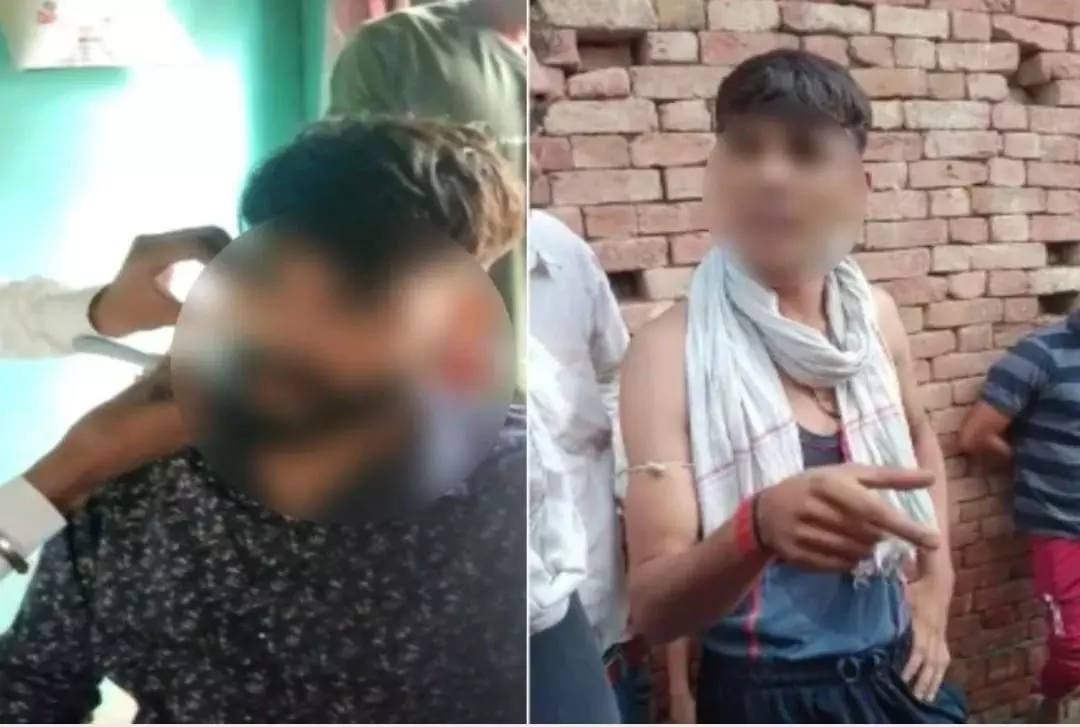 सहारनपुर : जबरन कटवाई युवक की दाढ़ी-मूंछ, गरमाया विवाद, भीम आर्मी कार्यकर्ताओं ने जताया आक्रोश सहारनपुर : जबरन कटवाई युवक की दाढ़ी-मूंछ, गरमाया विवाद, भीम आर्मी कार्यकर्ताओं ने जताया आक्रोश