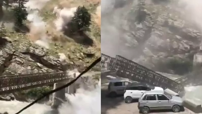 हिमाचल में बड़ा हादसा : पर्यटकों की गाड़ी पर गिरे पत्थर, 9 की मौत, 3 घायल