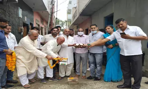 लाइनपार क्षेत्र में किया गया कई विकास कार्यो का उद्घाटन लाइनपार क्षेत्र में किया गया कई विकास कार्यो का उद्घाटन