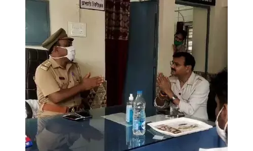 पीलीभीत: बीजेपी विधायक ने थाने में किया हंगाम,कहा बीजेपी को हराने पर क्यों तुले हो