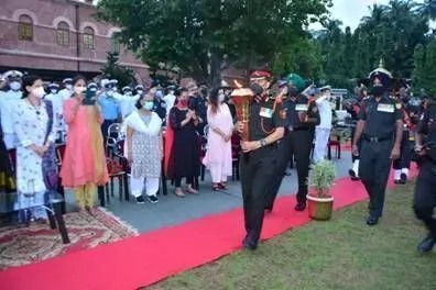 सेलुलर जेल में स्वर्णिम विजय वर्ष विजय ज्योति जलायी गयी.. सेलुलर जेल में स्वर्णिम विजय वर्ष विजय ज्योति जलायी गयी..
