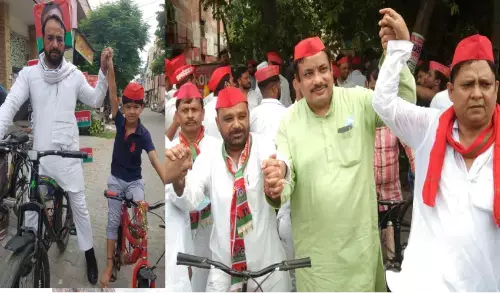 सफल रही सपा की साइकिल रैली, राशिद की टीम ने किया बढ़िया प्रदर्शन सफल रही सपा की साइकिल रैली, राशिद की टीम ने किया बढ़िया प्रदर्शन