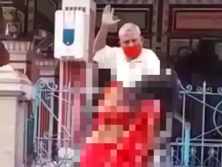 दरभंगा:पुजारी ने महिला के साथ की बदसलूकी,वीडियो हुआ वायरल