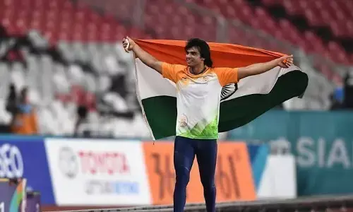 Tokyo Olympics :  नीरज चोपड़ा ने रचा इतिहास, टोक्यो ओलंपिक में भारत को दिलाया गोल्ड मेडल Tokyo Olympics :  नीरज चोपड़ा ने रचा इतिहास, टोक्यो ओलंपिक में भारत को दिलाया गोल्ड मेडल