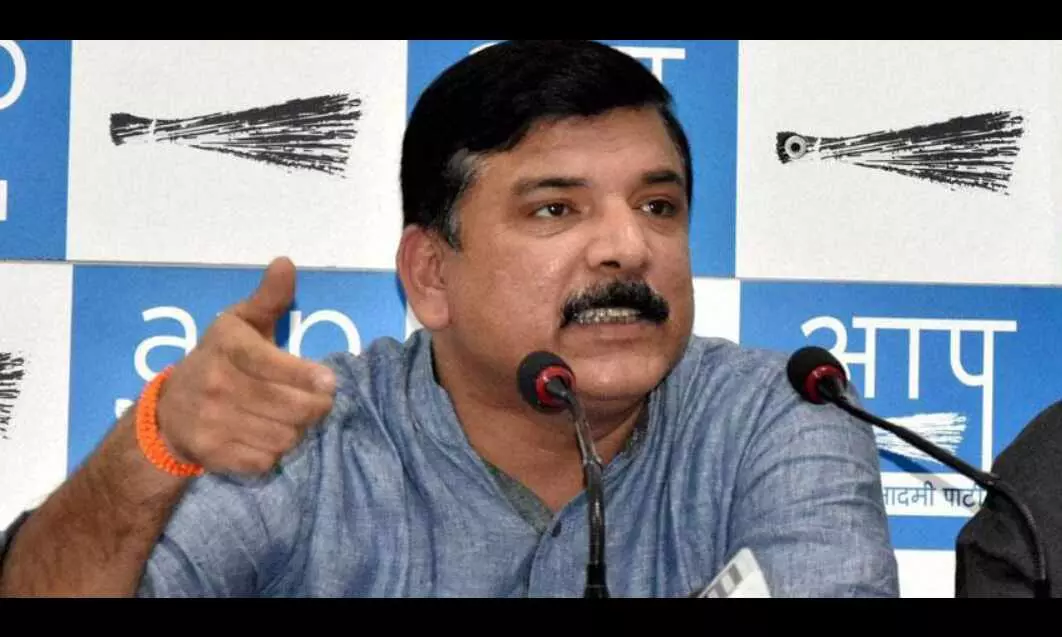 संजय सिंह ने योगी सरकार पर जल जीवन मिशन में बड़े घोटाले का लगाया आरोप संजय सिंह ने योगी सरकार पर जल जीवन मिशन में बड़े घोटाले का लगाया आरोप