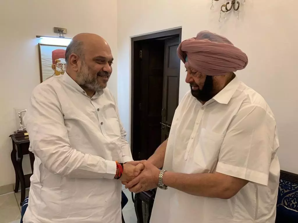 अमित शाह से मिले पंजाब के सीएम अमरिंदर सिंह, बताया किन मुद्दों पर हुई बात अमित शाह से मिले पंजाब के सीएम अमरिंदर सिंह, बताया किन मुद्दों पर हुई बात