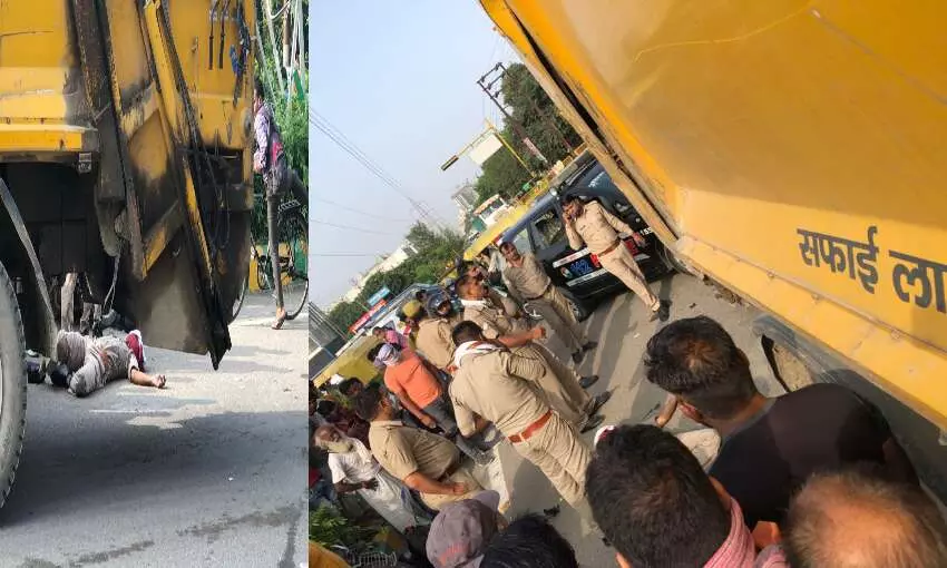 गाजियाबाद में सिपाही की गाडी से कुचलकर मौत, पुलिस महकमें में शोक की लहर गाजियाबाद में सिपाही की गाडी से कुचलकर मौत, पुलिस महकमें में शोक की लहर