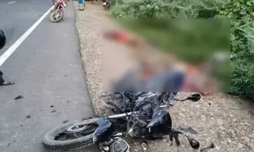 सड़क हादसे में मां-बेटे की मौत सड़क हादसे में मां-बेटे की मौत